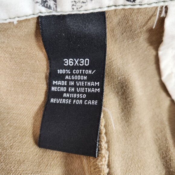 Polo Jeans Company Ralph Lauren Mens Pants PJC Beige 36x30 Cotton Straight Leg - Picture 13 of 15